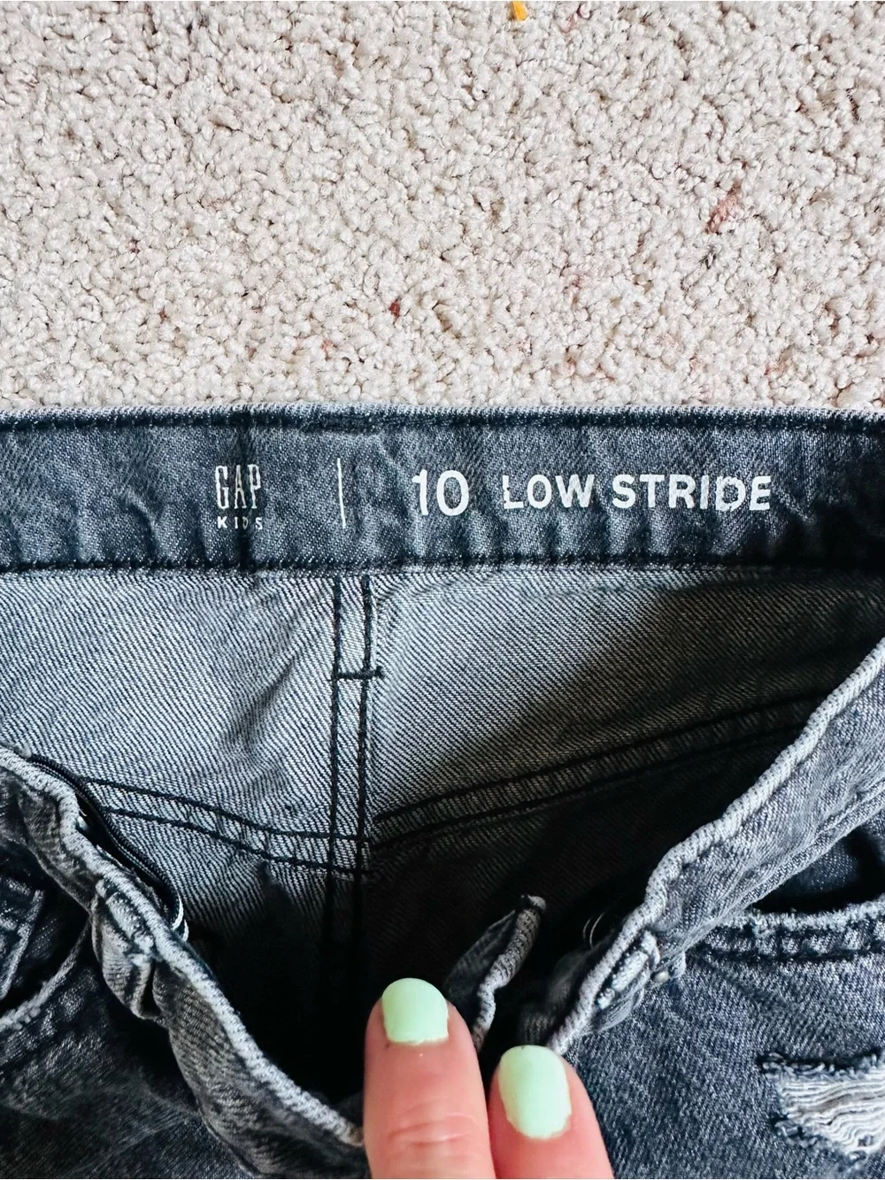 Girls Gap Wide Leg Jeans (size 10)